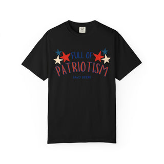 Full of Patriotism and Beer T-shirt - Military Branches, Right to Bear Arms, American Flag