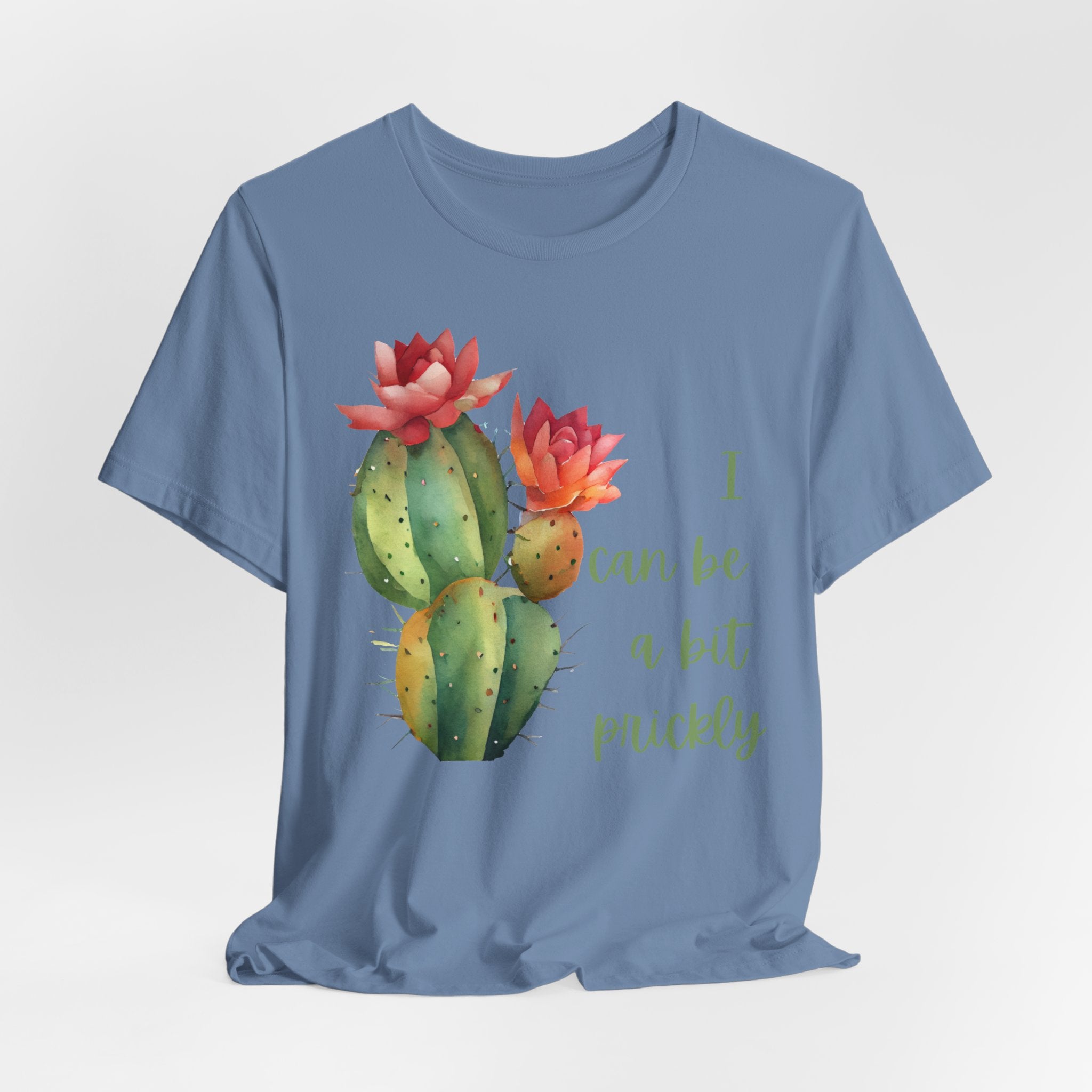 I Can Be A Bit Prickly  - Cactus - Unisex Jersey Short Sleeve Tee