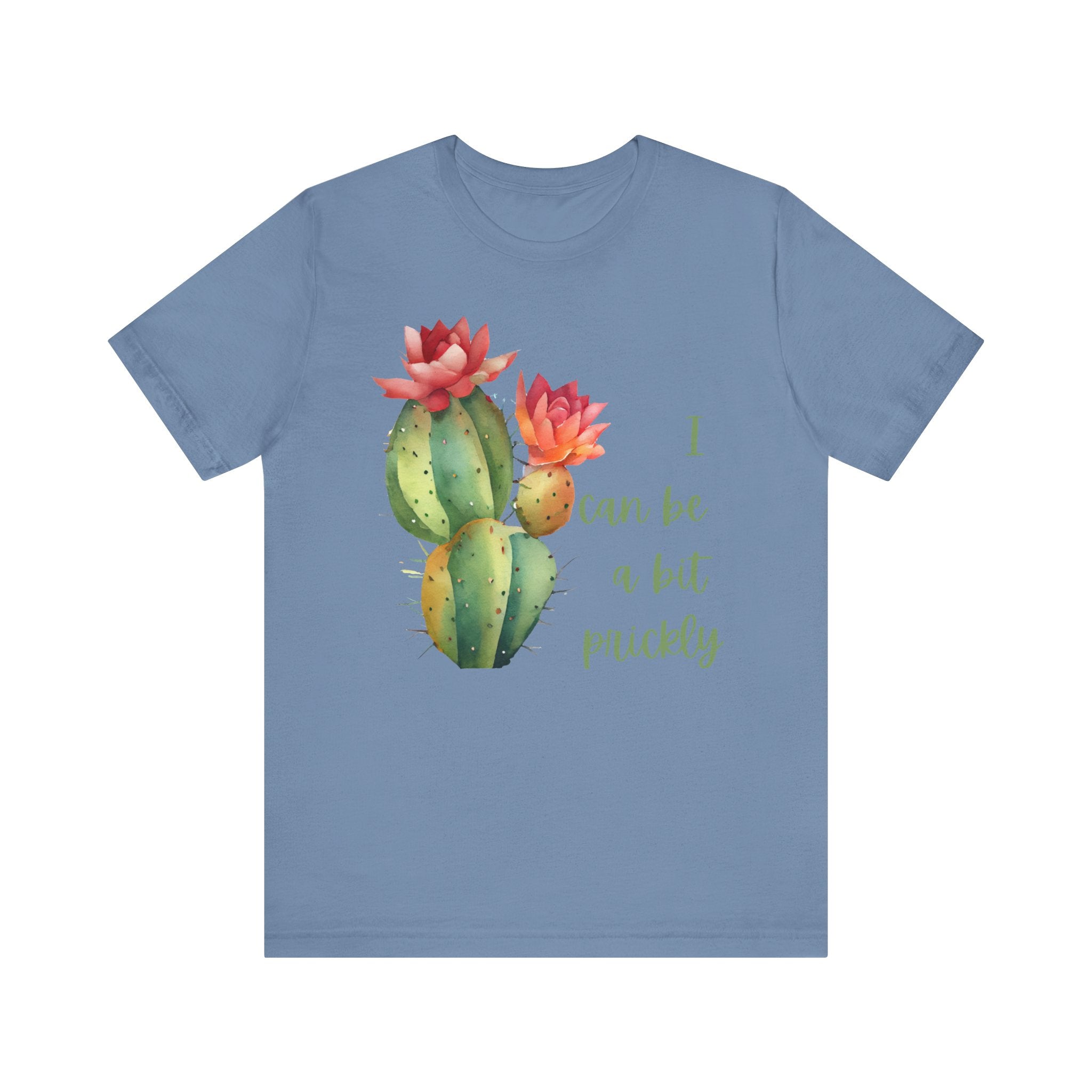 I Can Be A Bit Prickly  - Cactus - Unisex Jersey Short Sleeve Tee