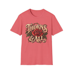 Thorns & All Rose Graphic T-Shirt - Love - Valentine