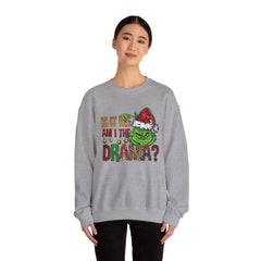 Grinch 'Is It Me? Am I The Drama?' Christmas Sweatshirt