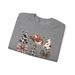 Rustic Coquette Christmas Sweatshirt
