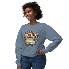 Sweatshirt - "Made in the Sixties" Retro Vintage Badge Crewneck