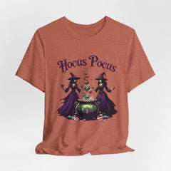 Hocus Pocus Halloween T-Shirt, Witch Tee, Unisex Halloween Shirt, Spooky Season Apparel, Costume Party Top