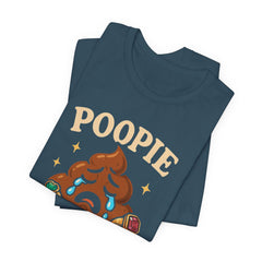 Funny Poop Doopie Emoji Tee, Quirky Graphic, Humorous Apparel, Playful Wear, Fizzing jewelry