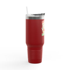 My Sleigh Has Sirens Christmas Insulated Travel Mug - 40oz Holiday Cup
