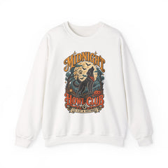 Midnight Howl Club Sweatshirt — Moonlit Wolves Graphic Crewneck