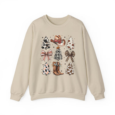 Rustic Coquette Christmas Sweatshirt