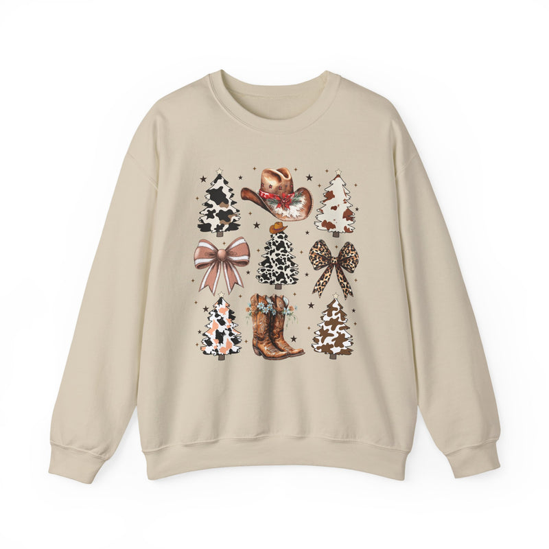 Rustic Coquette Christmas Sweatshirt