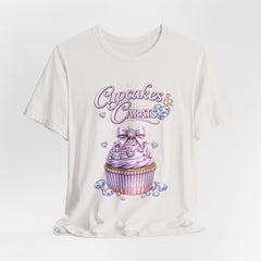 Cupcakes & Carats Tee — Cute Pastel Cupcake Graphic T-Shirt