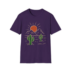 Desert Sunset T-Shirt — Cactus Mountain Graphic Tee