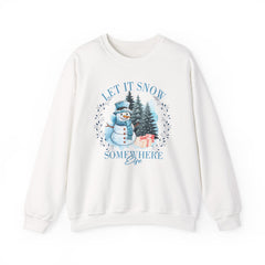 Let It Snow Somewhere Else - Winter  - Sweatshirt - Blue Design