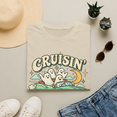 Cruisin' With My Boos T-Shirt — Cute Retro Ghosts Driving Graphic Halloween BP