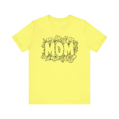 Pen & Ink Floral Mom T-Shirt - Perfect Gift for Mother's Day or New Mom