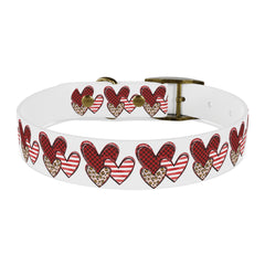 Dog Collar- Rustic Hearts