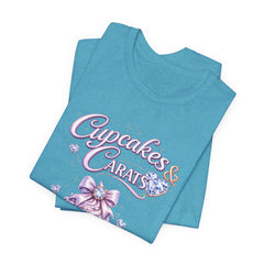 Cupcakes & Carats Tee — Cute Pastel Cupcake Graphic T-Shirt