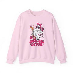 Boo-gie Bitch Ghost Crewneck Sweatshirt — Cute Retro Halloween Graphic