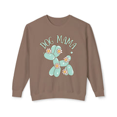 Dog Mama Crewneck Sweatshirt by Comfort Colors - Cozy Gift for Pet Lovers
