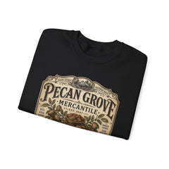 Pecan Grove Mercantile Vintage Logo Sweatshirt - Southern Heritage
