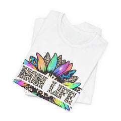 Sunflower Leopard Mom Tee
