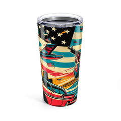 1950s Pop Art inspired Patriotic Art #2 Tumbler 20oz