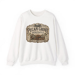 Pecan Grove Mercantile Vintage Logo Sweatshirt - Southern Heritage