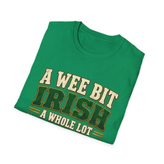 "A Wee Bit Irish, A Whole Lot Thirsty" Vintage Pub Tee St. Patrick’s Day