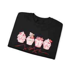 Pink Cupcakes and Bear Valentine's Day Sweatshirt