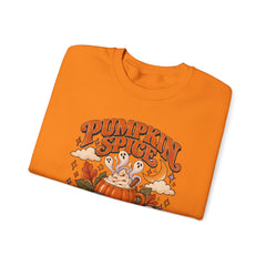 Pumpkin Spice & Paranormal Nights Crewneck Sweatshirt - Halloween
