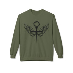 Christian Cross Fleece Sweatshirt