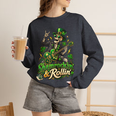 St. Patrick's Day Shamrockin' & Rollin' Sweatshirt