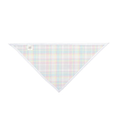 Pet Bandana - Teal & Pink Plaid