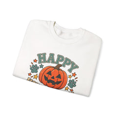 Halloween Crewneck Sweatshirt — "Happy Howl-oween" Pumpkin Graphic - Southern Heritage
