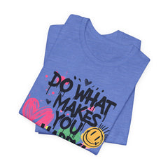 Do What Makes You Happy Tee | Unisex Jersey Short Sleeve Shirt, Positive Vibes Shirt, Gift for Friends, Uplifting Apparel, Casual [...]