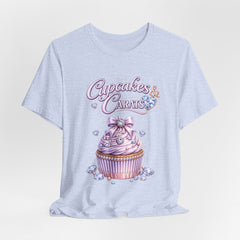 Cupcakes & Carats Tee — Cute Pastel Cupcake Graphic T-Shirt