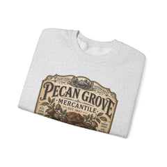 Pecan Grove Mercantile Vintage Logo Sweatshirt - Southern Heritage