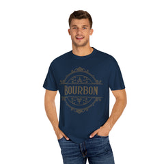 BOURBON - Victorian Label  - T-shirt - Military Branches, Right to Bear Arms, American Flag