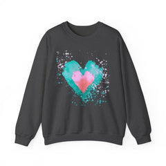 Watercolor Hearts - Valentine's Day Sweatshirt