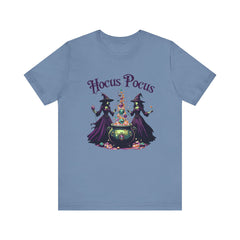 Hocus Pocus Halloween T-Shirt, Witch Tee, Unisex Halloween Shirt, Spooky Season Apparel, Costume Party Top
