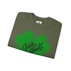 St. Patrick's Day Unisex Crewneck- Irish Heartbeat