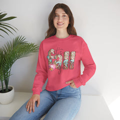 Cozy It’s Fall Y’all Sweatshirt with Floral Design, Perfect for Autumn Style, Thanksgiving Gift, Casual Wear, Seasonal Comfort