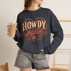 Howdy Valentine Crewneck Sweatshirt