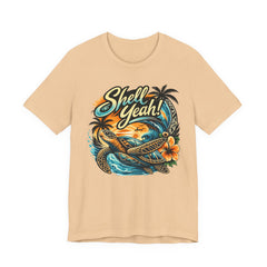 Shell Yeah! Turtle Graphic Tee — Tropical Beach Surf T-Shirt