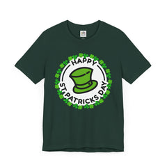 Happy St. Patrick's Day Unisex Tee - Leprechaun Hat