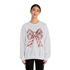 Pink & Gold  Bow  Sweatshirt - Valentine