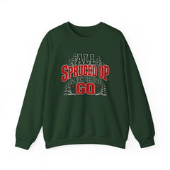 "All Spruced Up & Nowhere to Go" Holiday Christmas Tree Graphic sweatshirt