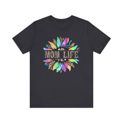 Sunflower Leopard Mom Tee
