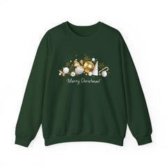 Festive Holiday Sweatshirt, Cozy Winter Apparel, Perfect Gift for Christmas, Tree Ornaments