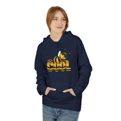 Bee Cool Hoodie - Unisex Fleece Sweatshirt , Eco-Friendly Apparel, Queen Bee Fizzin