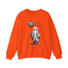 Spooky Ghost Sweatshirt - Cozy Halloween Apparel for Men & Women, Unisex Crewneck, Fall Fashion, Gifting Idea